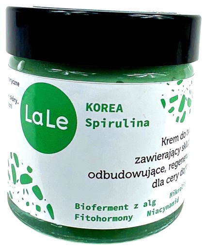 La-Le, krem do twarzy ze spiruliną Korea, 60 ml