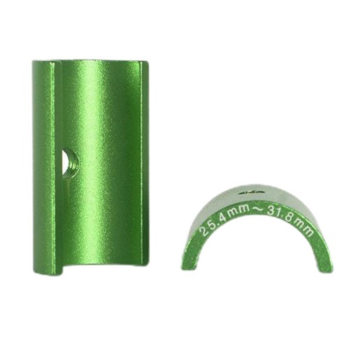 Aluminum Alloy Bike Handlebar Shim, Stem Reducer Convert Green