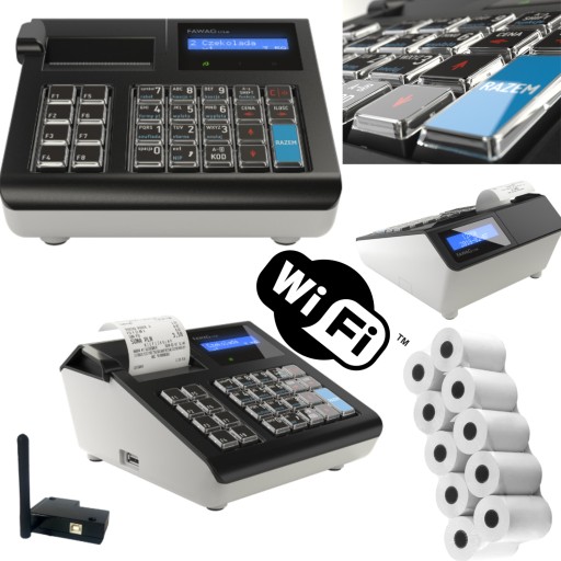 KASA FISKALNA FAWAG LITE ONLINE WIFI FISKALIZACJA PROGRAMOWANIE KASY ROLKI