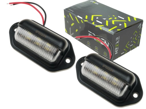 Podświetlenie tablicy rejestracyjnej LED 12V 24V