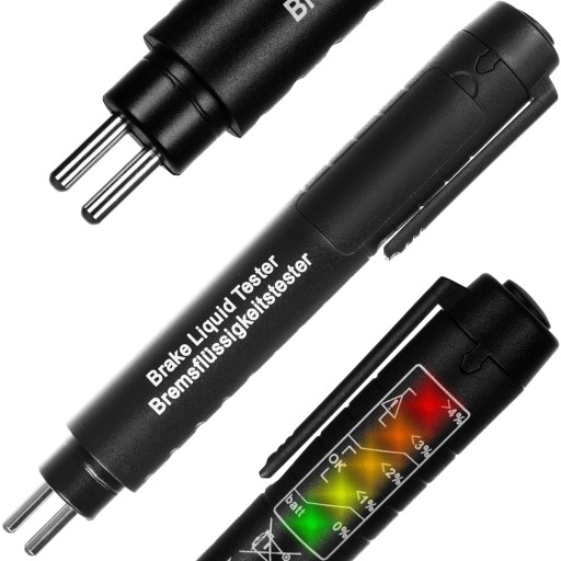TESTER PŁYNU HAMULCOWEGO MIERNIK PRZYDATNOŚCI DOT 3 4 5 LED