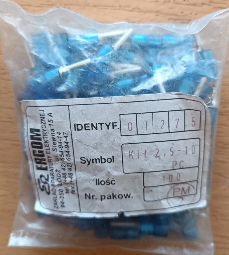 KII 2,5- 10 Ergom 100szt=1 komplet
