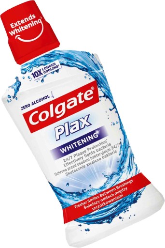 COLGATE PLAX PŁYN DO UST 500 ml WHITENING