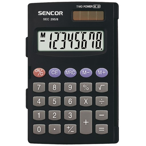 Sencor kalkulator kieszonkowy 8 cyfr LCD solar