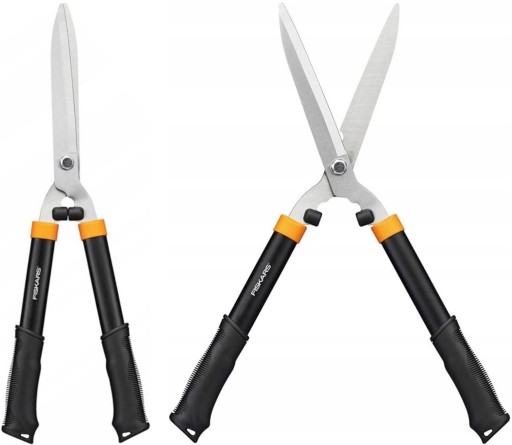 NOŻYCE FISKARS do ŻYWOPŁOTU krzewów SOLID OLDMAN sekator trawy PROSTE 55cm