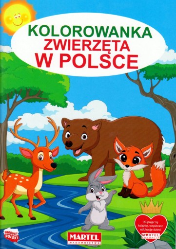 Kolorowanka A4 32 str. ZWIERZĘTA w POLSCE