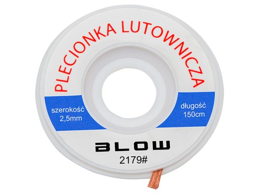 TAŚMA LUTOWNICZA PLECIONKA 2.5MM/1.5M
