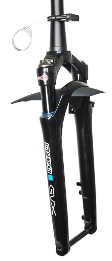Amortyzator Suntour GVX RLR gravel oś 15mm czarny taper