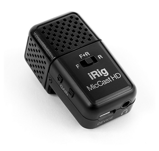IK Multimedia iRig Mic Cast HD - Mikrofon pojemnościowy iOS/Android