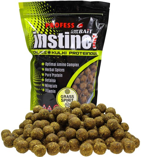 Kulki proteinowe18mmGRASS SPIRITnost,kon,chleb 1kg