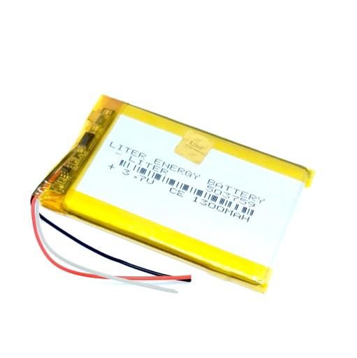 Akumulator Li-Po Li-Poly 1300mAh 3.7V PCM NTC JST