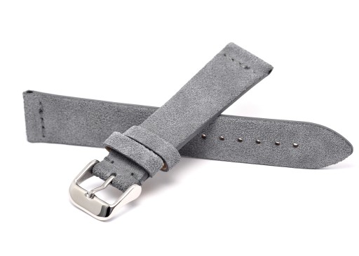 Pasek zegarka 22MM skórzany- ZAMSZOWY- KOLORY
