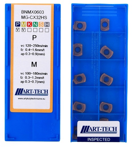 Płytki węglikowe BNMX BLMP 0603 CX32HS stal,inox