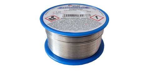 Spoiwo lutownicze; Cyna; 1,0mm; 1kg; ołowiowe; Sn60Pb40; Cynel;