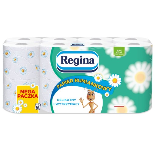 REGINA Papier toaletowy RUMIANKOWY 3 W-WY 16 ROLEK