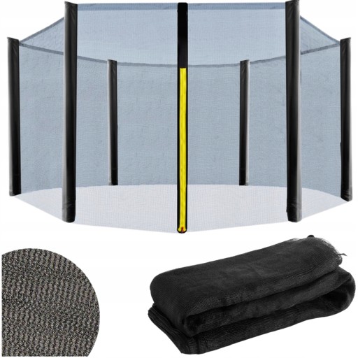 SIATKA DO TRAMPOLINY 10FT 300/305/312 na 6 SŁUPKÓW