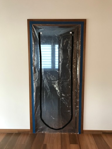 KURTYNA PRZECIWPYŁOWA DRZWI REMONTOWE 120cmx220cm