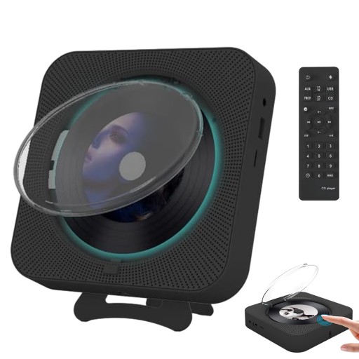 GŁOŚNIK BLUETOOTH 5.1 DO NAUKI DZIECIĘCEJ Z ODTWARZACZEM CD NA ŚCIANĘ