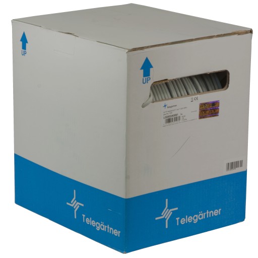 Telegartner kabel Ethernet szary KAT7 SFTP 305m