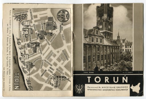 TORUŃ :: informator : folder turystyczny : ok. 1935