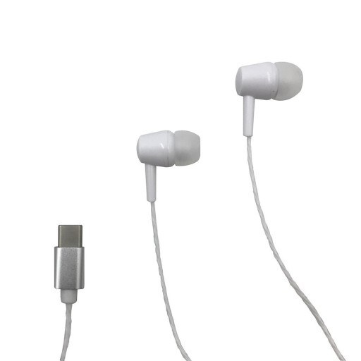 Słuchawki z mikrofonem MT MAGICSOUND USB-C Białe