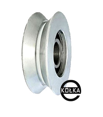 ROLKA NA KĄTOWNIK DO BRAMY PRZESUWNEJ fi. 58 METAL