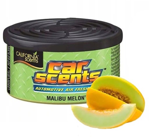 CALIFORNIA CAR SCENTS ZAPACH MALIBU MELON