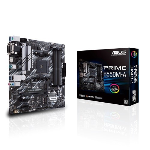 Płyta główna PRIME B550M-A AM4 4DDR4 DVI-D/HDMI