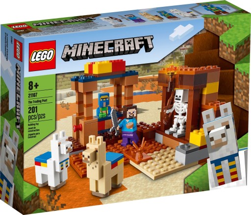 LEGO MINECRAFT 21167 KOPALNIA STEVE SZKIELET LAMY
