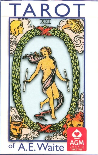 Rider Waite Tarot Pocket, instr. PL, AGM