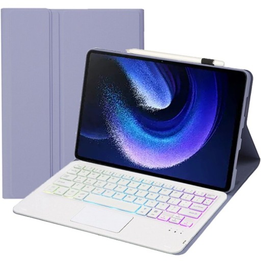 ETUI Z PODŚWIETLANĄ KLAWIATURĄ TOUCHPAD BLUETOOTH DO XIAOMI PAD 6 / 6 PRO