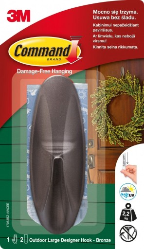 COMMAND 3M OUTDOOR HACZYK DUŻY 1SZT 2,2 Kg