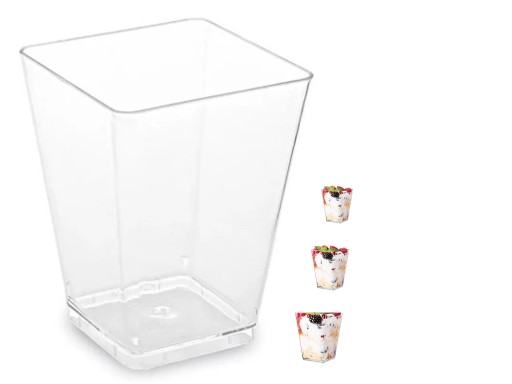 FINGERFOOD pojemniczek na przekąski pucharek 85ml