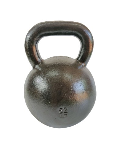 Kettlebell Cast Fitness 52 kg żeliwny czarny