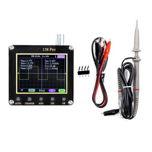 2.4 Inch Handheld 3 Trigger Modes Digital Oscilloscope 2.5Msa/S Sampling Ra