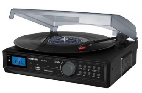 Gramofon Sencor STT 212U czarny