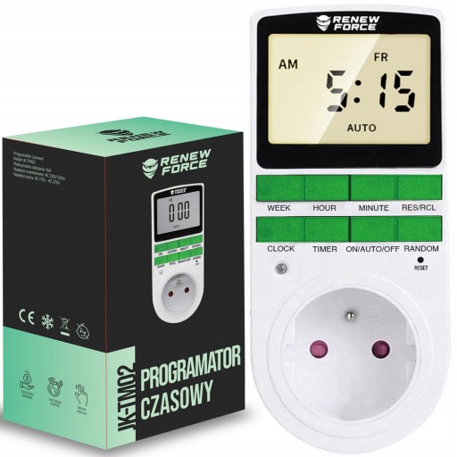 PROGRAMATOR CZASOWY WŁĄCZNIK WYŁĄCZNIK TIMER LCD