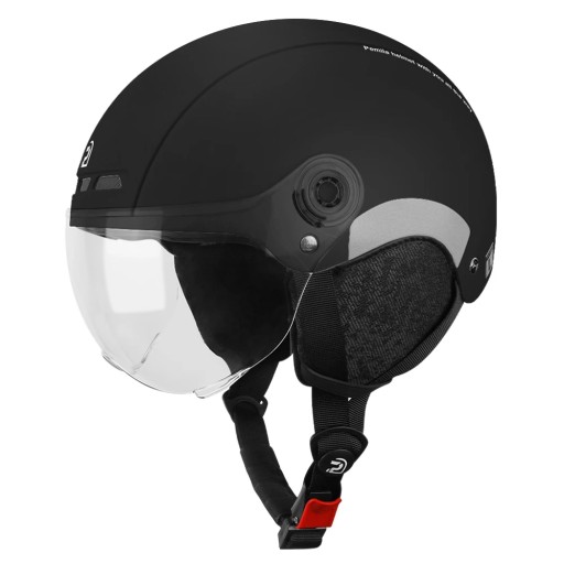 PEMILA Cycling Helmet With Goggles Lens Ear Protection Reflective Sticker