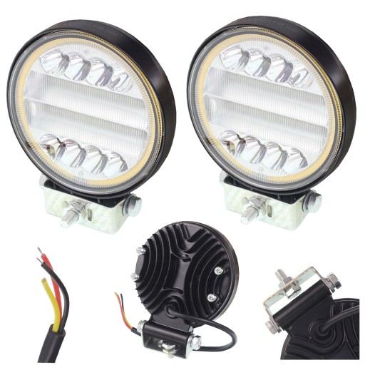 LAMPA ROBOCZA 38 LED COB 114W halogen 12V 24 E9 x2