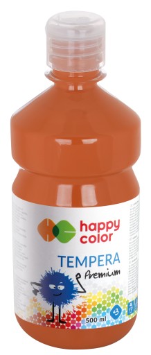 Farba plakatowa Tempera HAPPY COLOR 500ml brązowa