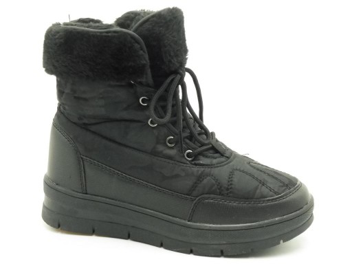 ŚNIEGOWCE damskie - DK 6588 BLACK; rozmiar 38