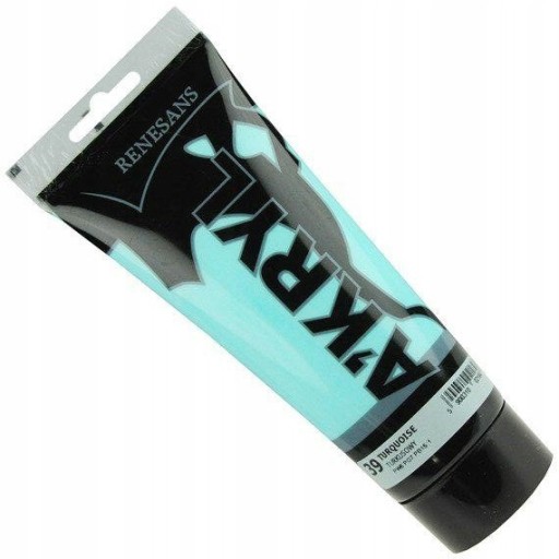 FARBA AKRYLOWA RENESANS 200ml 39 Turkusowy