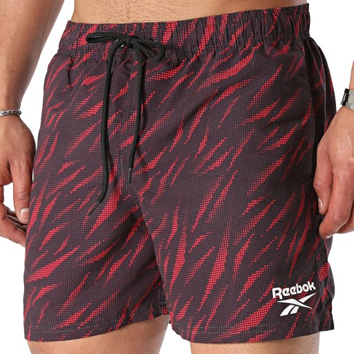 Kąpielówki Męskie Reebok 71069BLK SWIM AXFORD Czarne XL