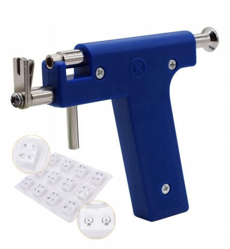 MASZYNKA PISTOLET DO PRZEKŁUWANIA USZU / PIERCINGU
