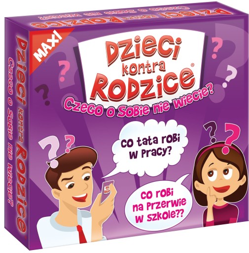 Kangur Dzieci Kontra Rodzice.Czego O Sobie Nie Wiecie?Maxi