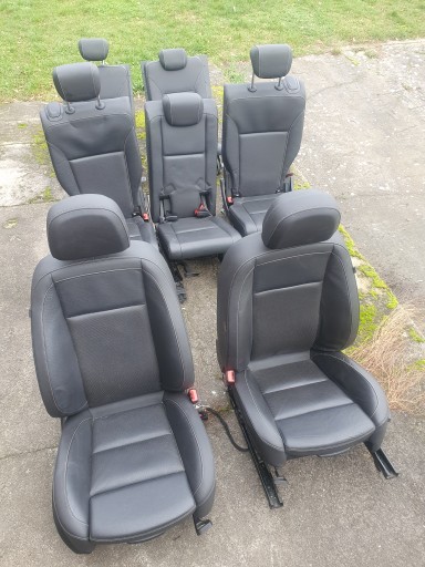 OPEL ZAFIRA C LIFT SIEDZENIA KANAPY 7 MIEJSC SKÓRA