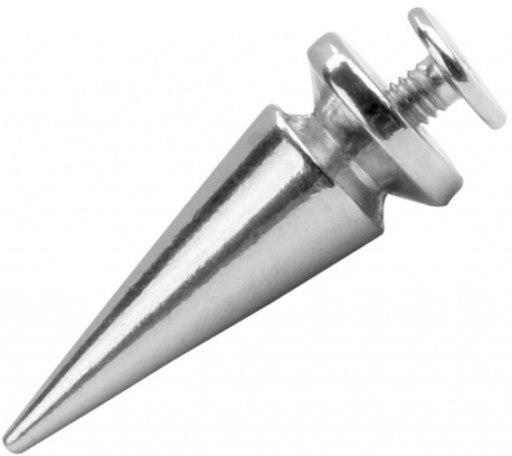Kolce stożki na śrubę 10х25 mm (nikiel) 5 szt