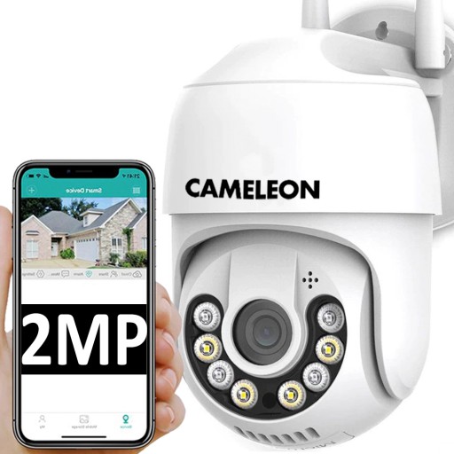 KAMERA ZEWNĘTRZNA OBROTOWA WiFi 2MP FULL HD 4xZoom