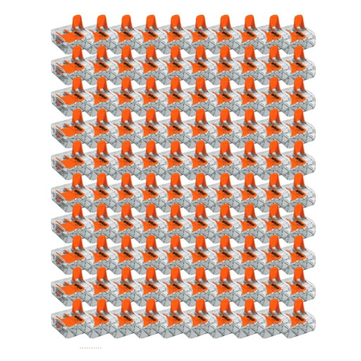 100x WAGO 221-413 SZYBKOZŁĄCZKA 3x0,2-4 ZŁĄCZKA