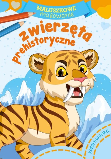 ZWIERZĘTA PREHISTORYCZNE. MALUSZKOWE MALOWANIE